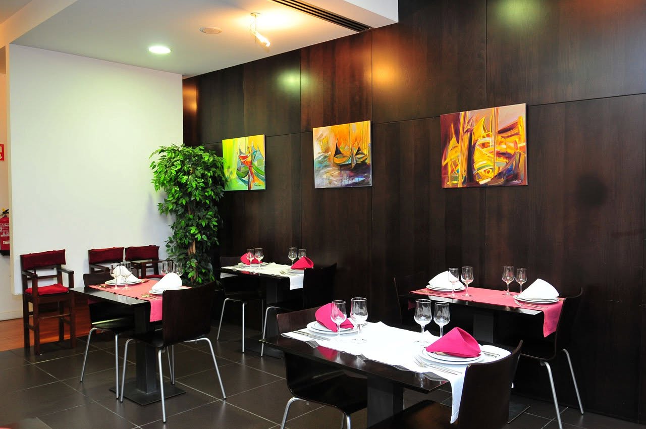 Interior do restaurante Grémio